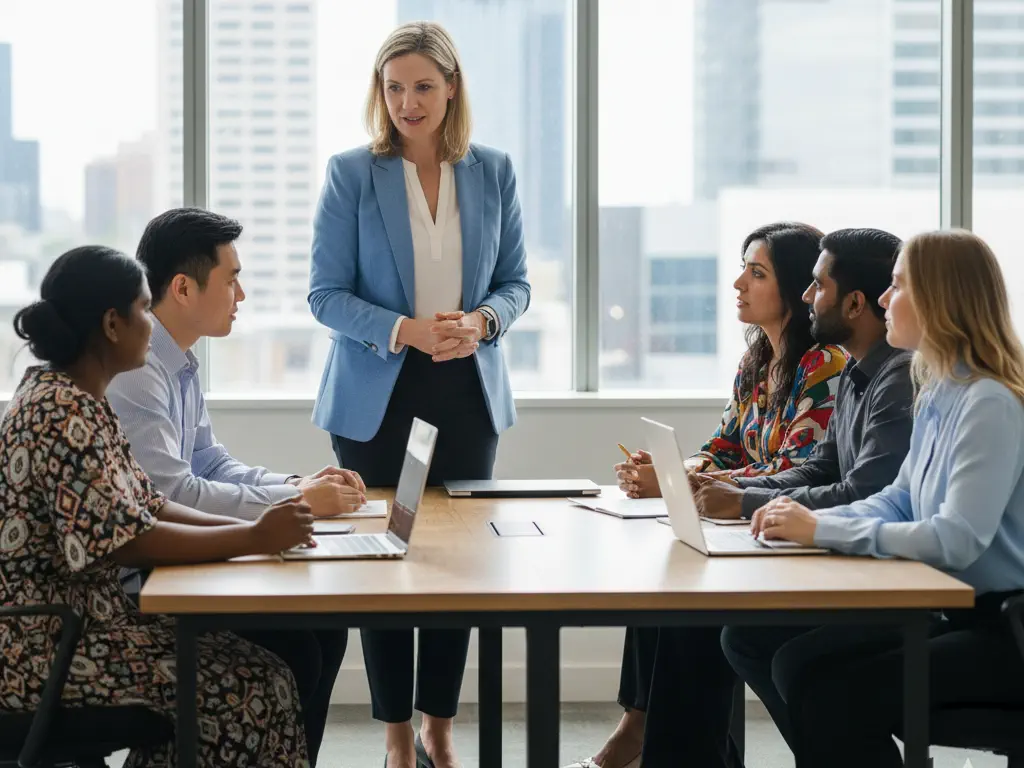 Professional providing skills-based volunteering services