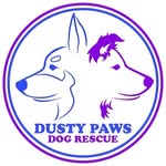Dusty Paws Dog Rescue logo