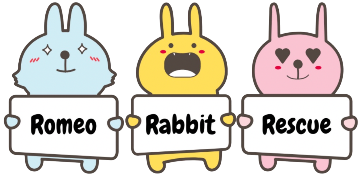 Romeo’s Rabbit Rescue Incorporated logo Romeo’s Rabbit Rescue Incorporated logo